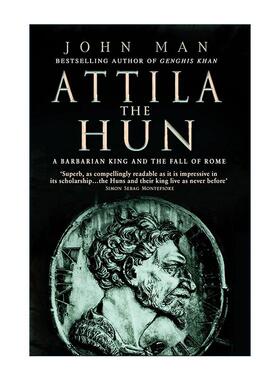 英文原版 Attila The Hun 匈奴王阿提拉传记 John Man 英文版 进口英语原版书籍