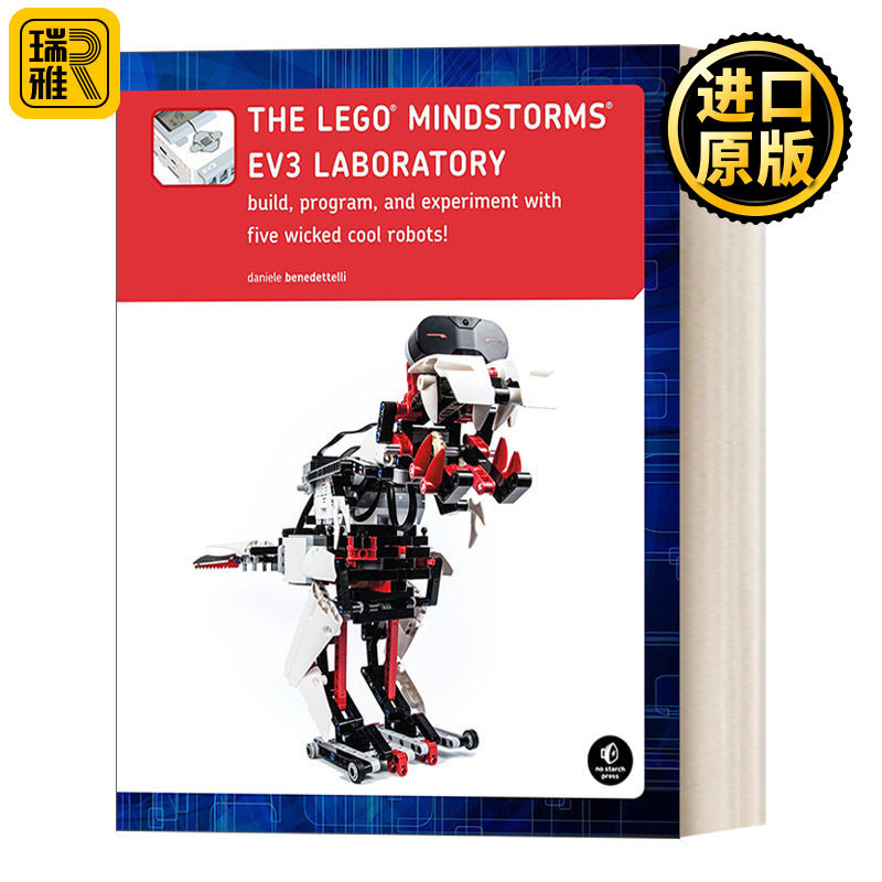 英文原版The LEGO MINDSTORMS EV3 Laboratory 乐高机器人EV3创意实验室 5个超酷乐高机器人设计与制作实例 英文版 进口英语书籍