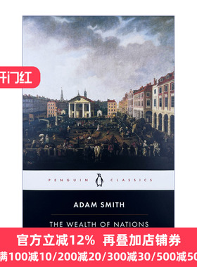国富论1-3 英文原版 The Wealth of Nations Books I-III 亚当斯密 世界名著经济学原理资本论改变财富观念的经济学 英语书籍
