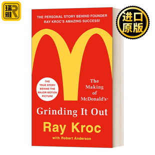 英文原版 Grinding It Out The Making of McDonald's 苦心经营 麦当劳创业史 简装 英文版 进口英语原版书籍