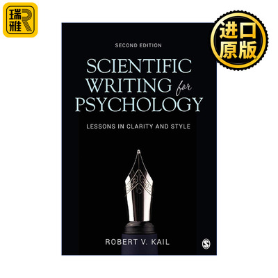 Scientific Writing for Psychology 心理学英语论文写作指导 规范表达与简洁文风