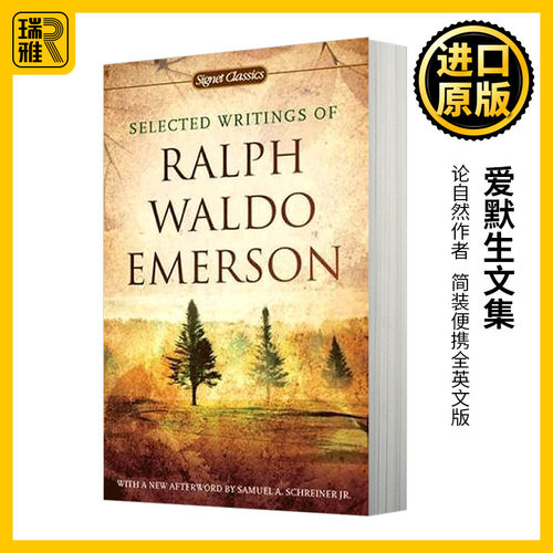 轻巧便携 美国孔子文集 英文原版 论自然