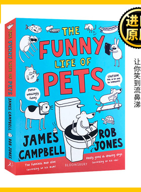宠物的有趣生活 英文原版 The Funny Life of Pets 儿童读物 英文版 James Campbell 进口英语原版书籍