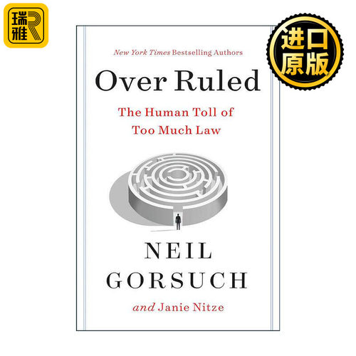 英文原版 Over Ruled 过渡裁决 过多法律对人类的伤害 精装 英文版 进口英语原版书籍