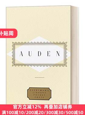 Auden Poems Edited by Edward Mendelson WHAuden