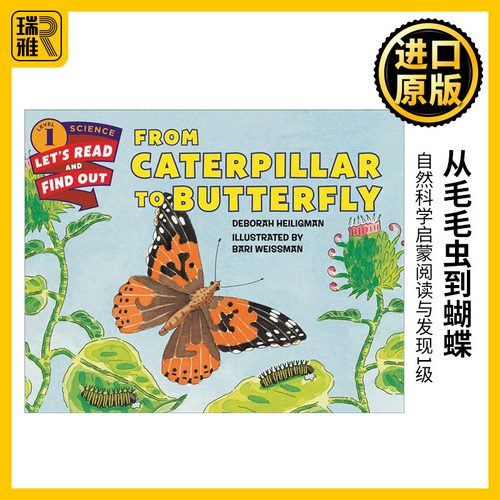 Let's Read and Find Out 1: From Caterpillar to Butterfly 自然科学启蒙阅读与发现1级 从毛毛虫到蝴蝶