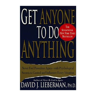 英文原版 Get Anyone to Do Anything 看谁听你的 让人对你说YES 英文版 进口英语原版书籍