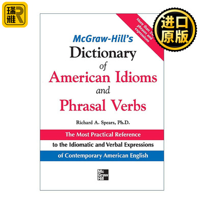 英文原版 McGraw-Hill's Dictionary of American Idoms and Phrasal Verbs 麦克劳希尔 美国英语习语与动词短语大词典 进口英语