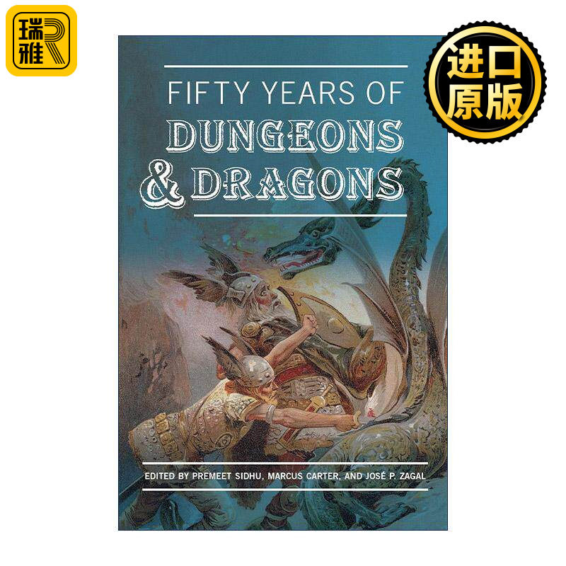 英文原版 Fifty Years of Dungeons & Dragons 龙与地下城的五十年 桌面角色扮演游戏 研究 英文版 进口英语原版书籍