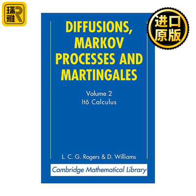 英文原版 Diffusions Markov Processes and Martingales 扩散 马尔可夫过程和鞅 第二卷 伊藤微积分 剑桥数学图书馆系列