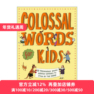 英文原版 Colossal Words for Kids 读诗学词汇 儿童诗歌 彩色幽默插图 英文版 进口英语原版书籍