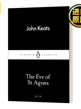 英文原版 The Eve of St Agnes 约翰·济慈 圣艾格尼丝前夜 英文版 John Keats 进口英语原版书籍