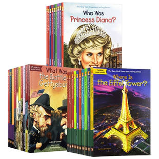 What Was世界地理历史遗迹主题 英文原版 人物事件儿童科普百科读物Where Is Who Was英语书籍WhatWas/WhereIs/WhoWas系列全套