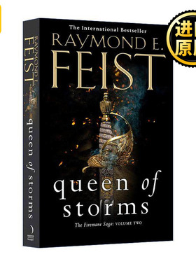 英文原版 Queen of Storms 风暴王后 火之鬃传说三部曲2 Raymond E. Feist奇幻小说 英文版 进口英语原版书籍