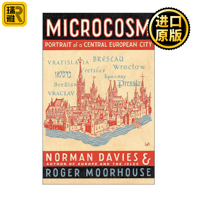 英文原版 Microcosm 中欧城市肖像 诺曼·戴维斯 英文版 进口英语原版书籍