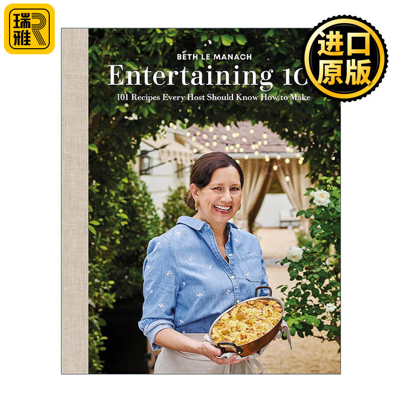 英文原版 Entertaining 101 DK101道简单易煮的家庭食谱 省时省钱 精装 Beth Le Manach 英文版 进口英语原版书籍