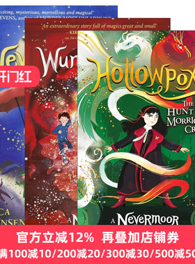 英文原版 The Trials of Morrigan Crow 永泊镇 莫里根乌鸦的审判系列1-3册 Nevermoor系列 英文版 进口英语原版书籍