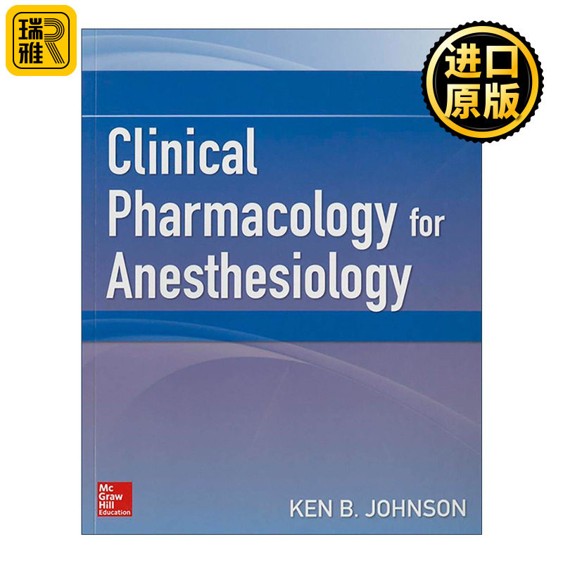 英文原版 Clinical Pharmacology For Anesthesiology 麻醉学临床药理学 英文版 进口英语原版书籍