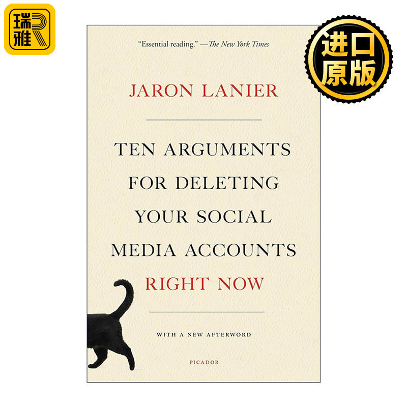 英文原版 Ten Arguments for Deleting Your Social Media Accounts Right Now 立马删除你社交账号的十个理由 进口英语原版书籍