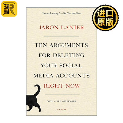 英文原版 Ten Arguments for Deleting Your Social Media Accounts Right Now 立马删除你社交账号的十个理由 进口英语原版书籍