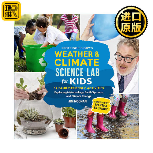 英文原版 Professor Figgy's Weather and Climate Science Lab for Kids 给孩子的天气和气候实验室英文版 进口英语原版书籍