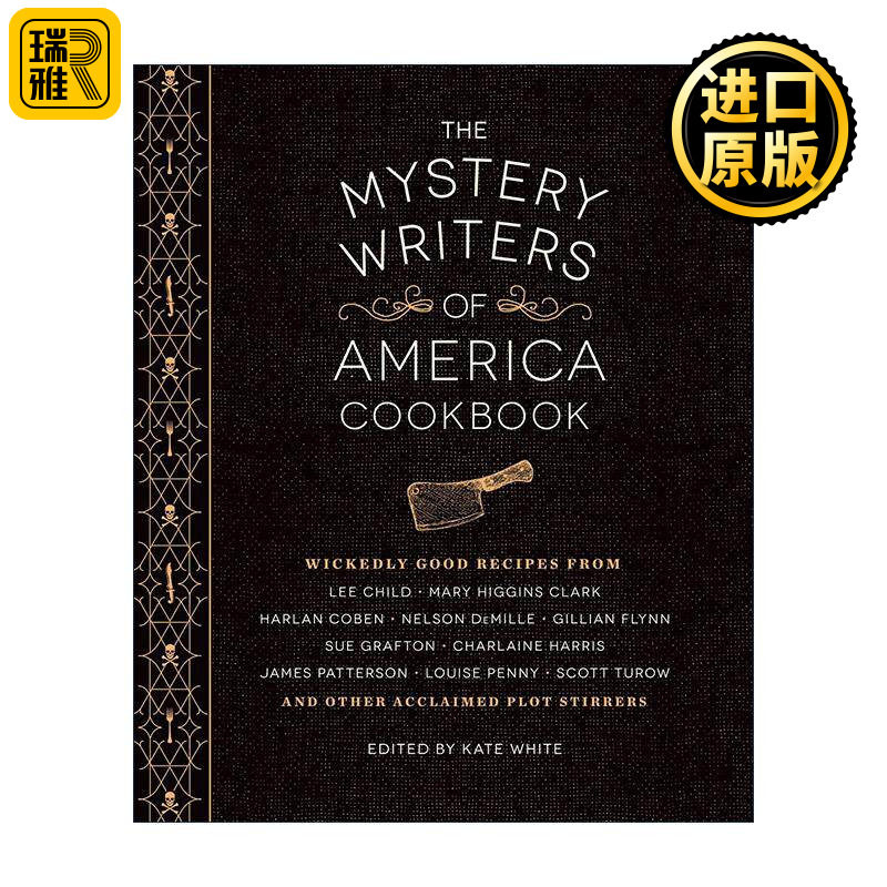 英文原版 The Mystery Writers of America Cookbook 美国推理作家食谱 犯罪小说中的甜点美食烹饪指南 哈兰·科本 詹姆斯·帕特森