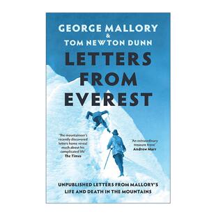 英文原版 Letters From Everest 来自珠峰的信 英国探险家乔治·马洛里未公开信件集 英文版 进口英语原版书籍