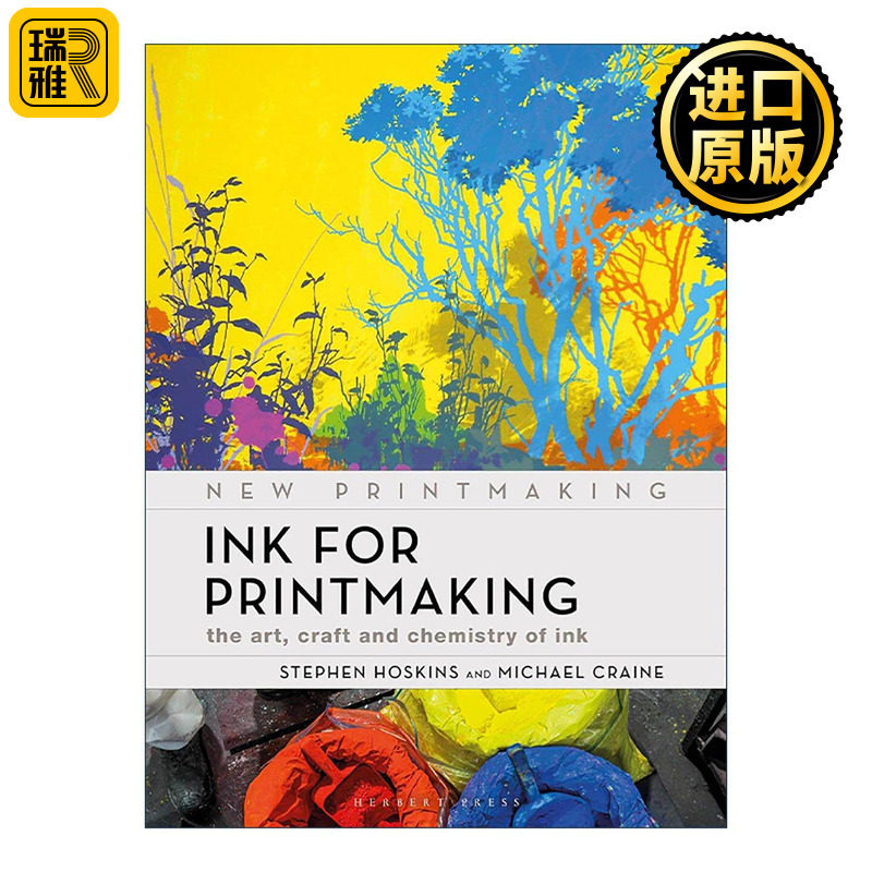 英文原版 Ink for Printmaking 版画墨水 墨水的艺术 工艺与化学 英文版 进口英语原版书籍
