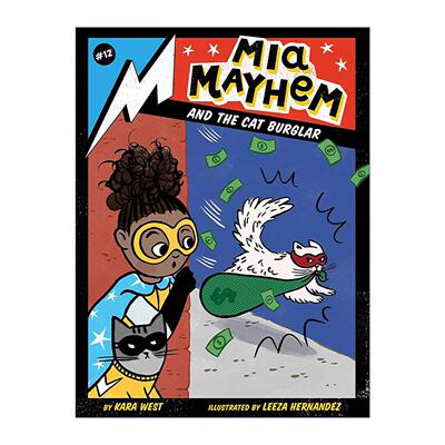 英文原版 Mia Mayhem and the Cat Burglar 超级英雄米娅卷12 英文版 进口英语原版书籍