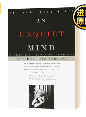 An Unquiet Mind Kay Redfield Jamison 进口英语原版书籍