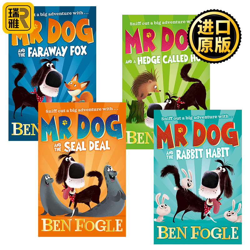 Mr Dog狗狗绅士系列4册 动画故事绘本 Ben Fogle;Steve Cole