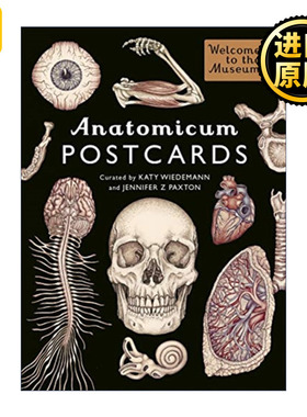 Anatomicum Postcard Box 欢迎来到博物馆系列 解剖学明信片