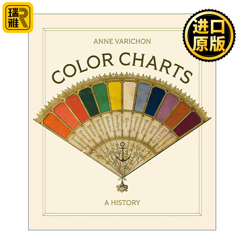 英文原版 Color Charts 比色图表 色卡 全彩插图历史 普林斯顿大学出版社 Anne Varichon 精装 英文版 进口英语原版书籍