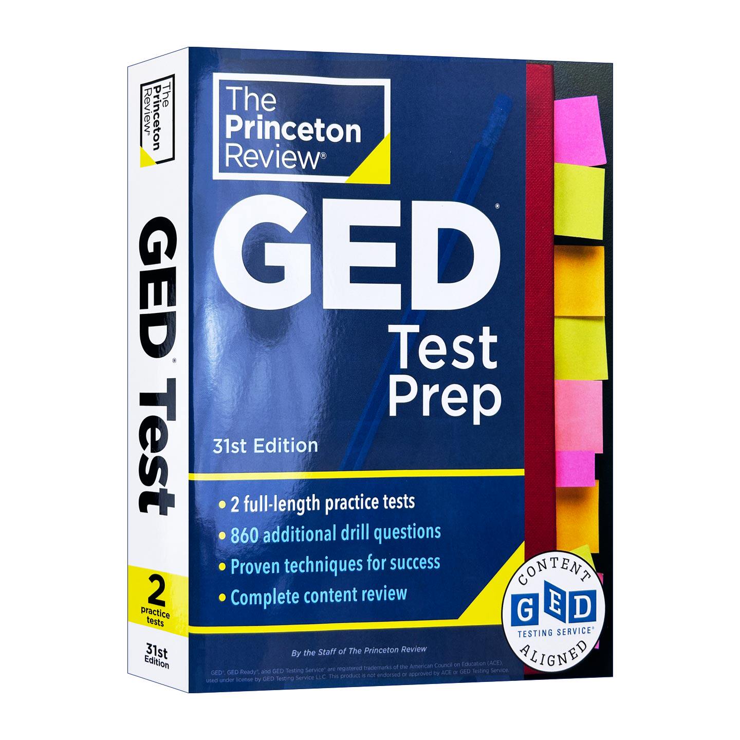 英文原版 Princeton Review GED Test Prep 31st Edition 普林斯顿评论GED考试备考指南 第31版 2025 英文版 进口英语原版书籍