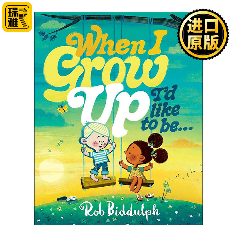 英文原版 When I Grow Up I’d Like to Be 长大之后我想成为 儿童精装职业梦想绘本 Rob Biddulph 英文版 进口英语原版书籍