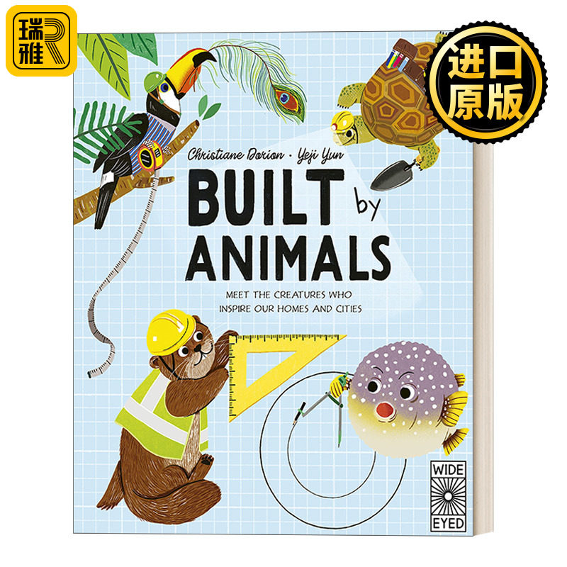 Built by Animals 动物建筑师 精装科普绘本 生物仿生学 韩国插画师Yeji Yun