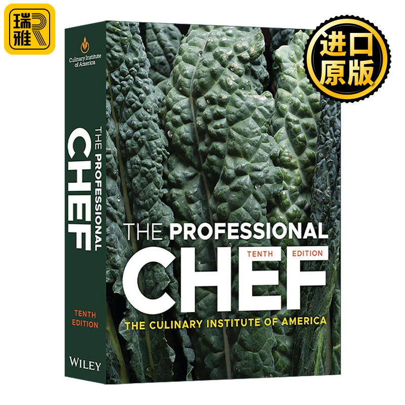 英文原版 The Professional Chef 美国烹饪学院专业大厨技艺与解答 精装第10版 英文版 进口英语原版书籍