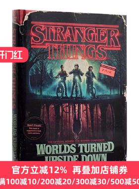 怪奇物语 官方幕后指南 设定集 英文原版 Stranger Things Worlds Turned Upside Down Netflix美剧 精装艺术画册 英语书籍
