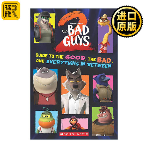 英文原版 Bad Guys Movie 2 Character Handbook 坏蛋联盟电影2 角色手册 英文版 进口英语原版书籍