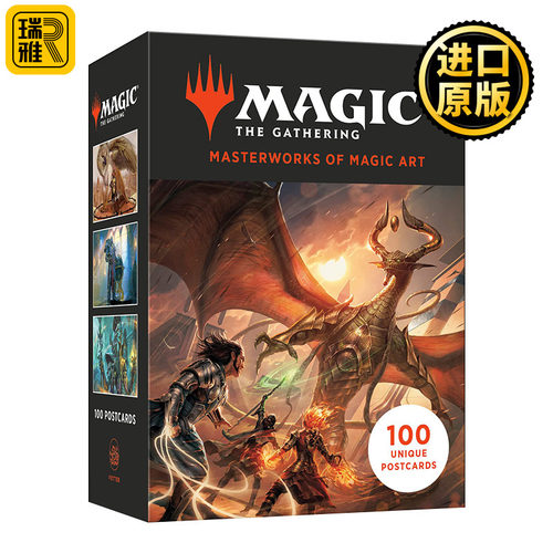 Magic: The Gathering Postcard Set 万智牌系列：火花之战明信片盒装 休闲娱乐 送礼