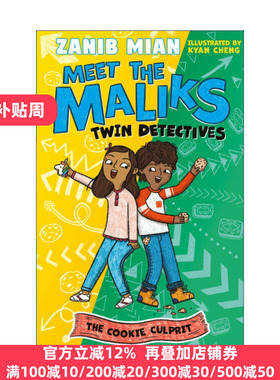 英文原版 Meet the Maliks Twin Detectives The Cookie Culprit 遇见马利克一家 双胞胎侦探1 奥马尔星球作者新作 章节桥梁书