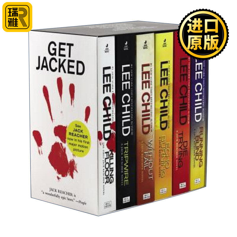 Lee Child's Jack Reacher 1-6 Boxed Set 李·查德侠探杰克系列1-6盒装套装