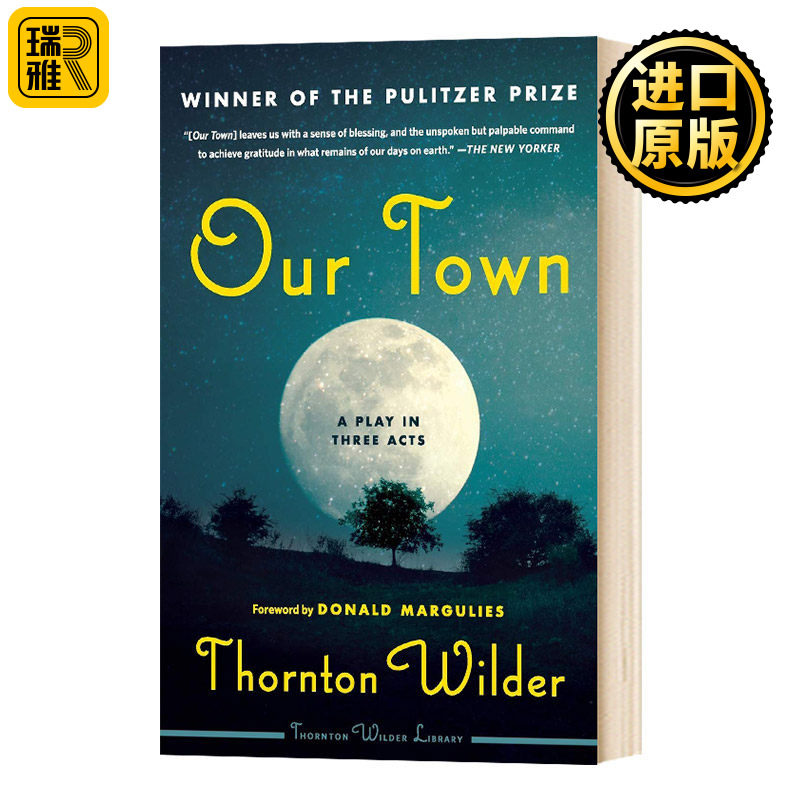 我们的小镇 英文原版 Our Town A Play in Three Acts 全英文版 Thornton Wilder Perennial Classics 进口原版英语书籍 - 实物图
