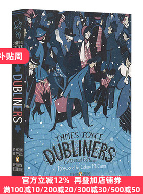 都柏林人 企鹅经典豪华毛边版 英文原版 Dubliners 詹姆斯 乔伊斯 全英文版 James Joyce 进口原版英语书籍