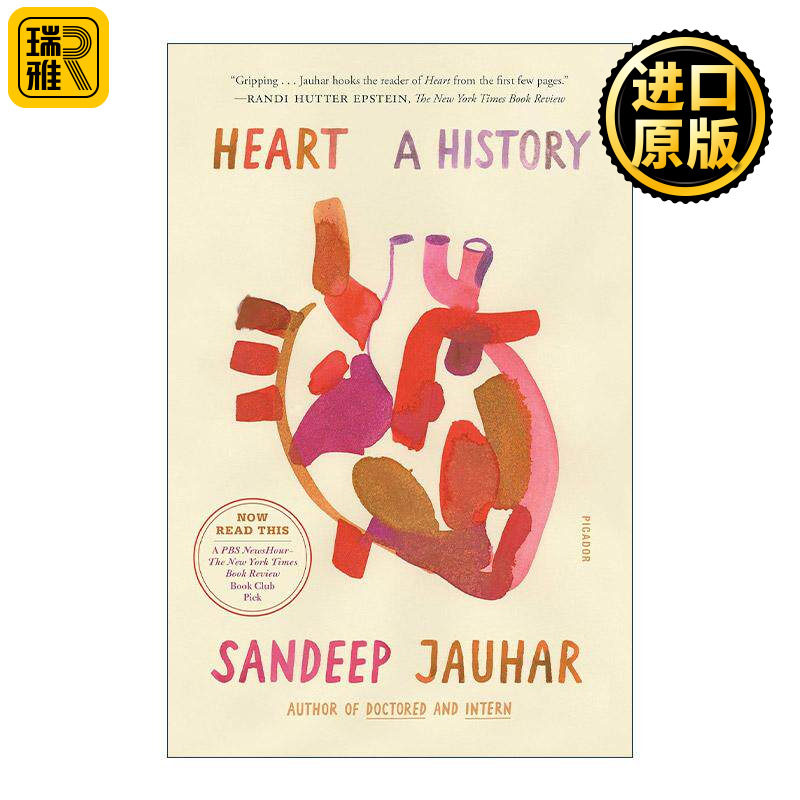 英文原版 Heart 心脏简史 美国心脏病学专家Sandeep Jauhar 英文版 进口英语原版书籍