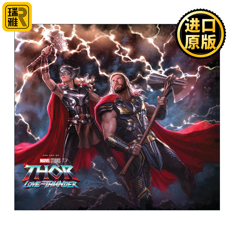 英文原版 Marvel Studios' Thor Love & Thunder 漫威影业 雷神 爱与雷霆 电影艺术设定集 精装漫画 英文版 进口英语原版书籍