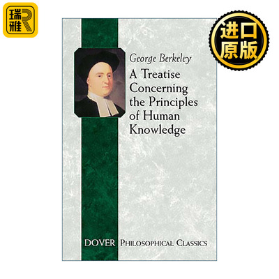 英文原版 A Treatise Concerning the Principles of Human Knowledge 人类知识原理 哲学  Berkeley 英文版 进口英语原版书籍