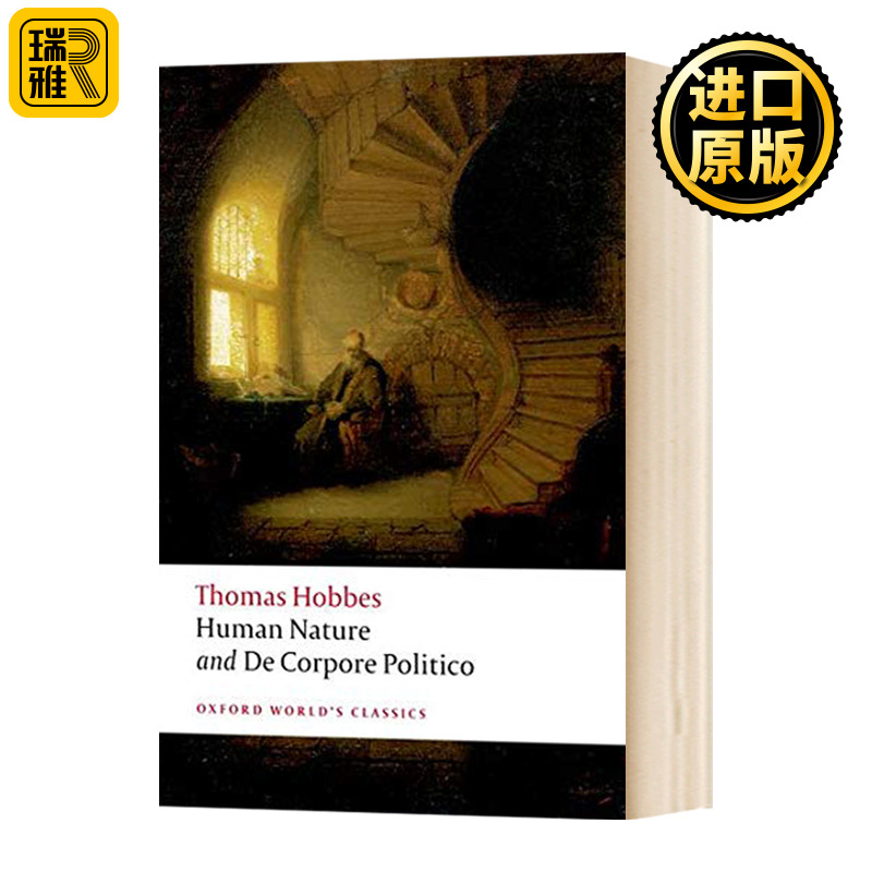 法律要义 牛津世界经典系列 The Elements of Law Natural and Politic 英文原版 Thomas Hobbes 霍布斯 英文版进口原版英语书籍