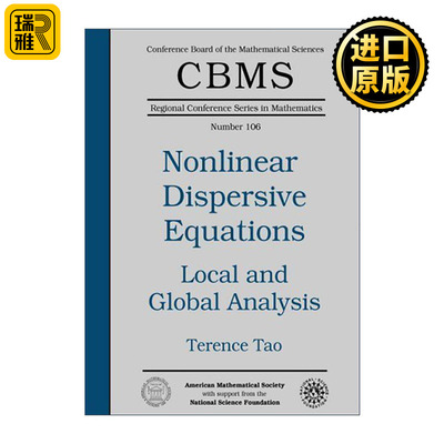 英文原版 Nonlinear Dispersive Equations 非线性色散方程 Terence Tao 英文版 进口英语原版书籍