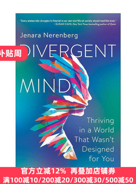 英文原版 Divergent Mind 发散思维 高敏感 多动症 自闭症 恐音症 阅读障碍 SPD等女性的真实故事 英文版 进口英语原版书籍